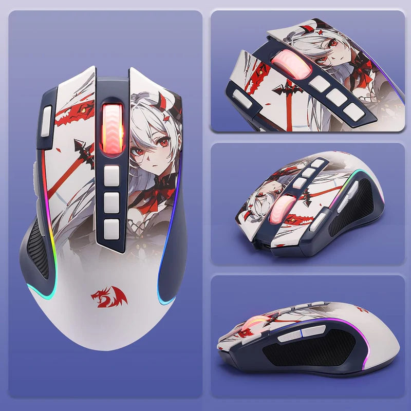 Redragon Predator Pro M612 Pro - RGB Wireless Mouse (Anime)