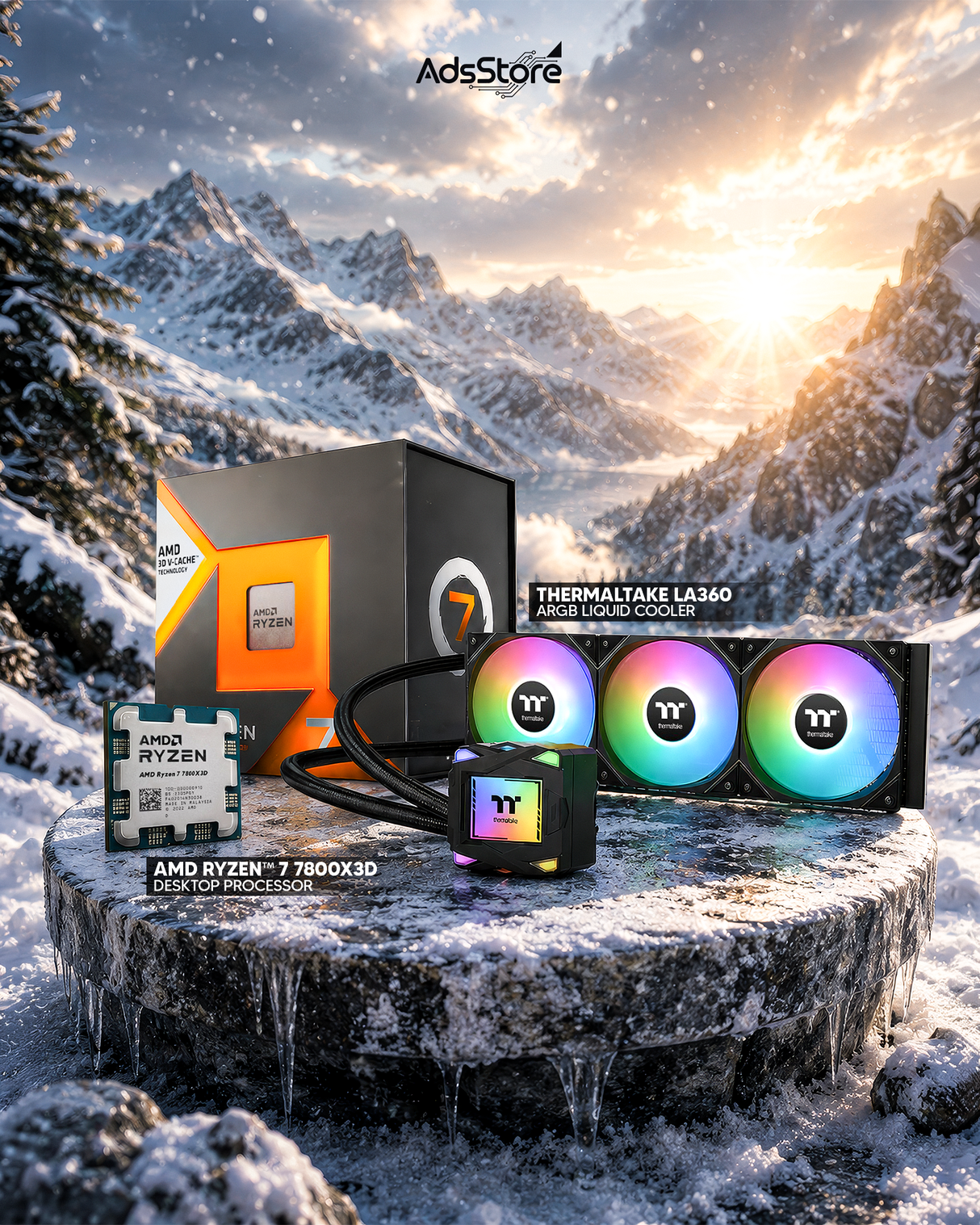 AMD Ryzen 7 7800X3D BUNDLE