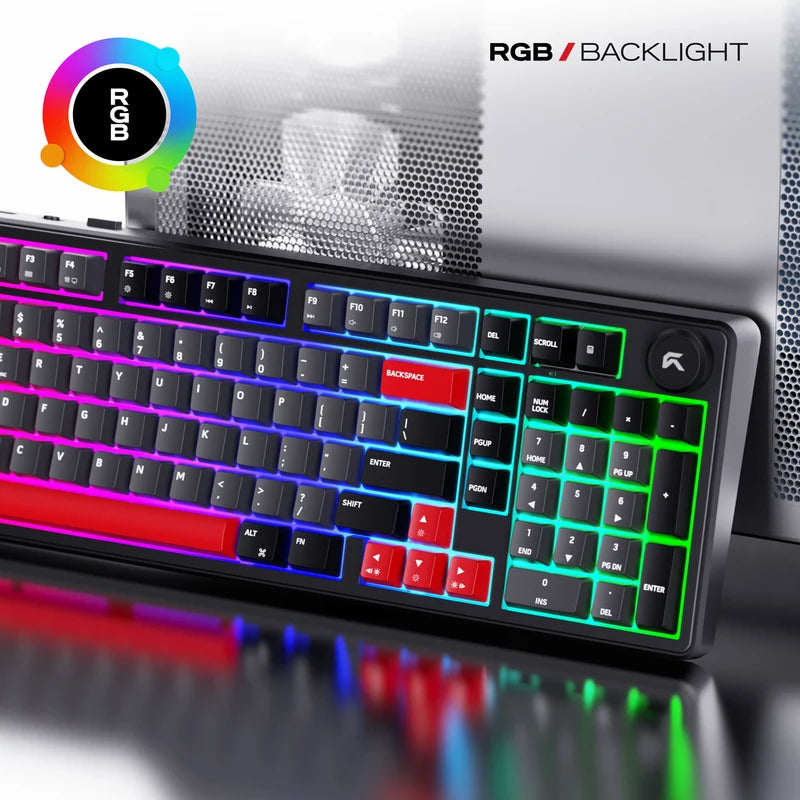 Cybeart Akula 99 Compact Full-Size Tri-Mode Gaming Keyboard