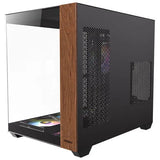 Antec CX800 Wood ARGB Mid Tower Tempered Glass PC Gaming Case (Black)