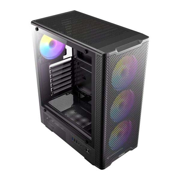 Antec VX310 ARGB ATX Mid Tower Gaming Cabinet (Black)