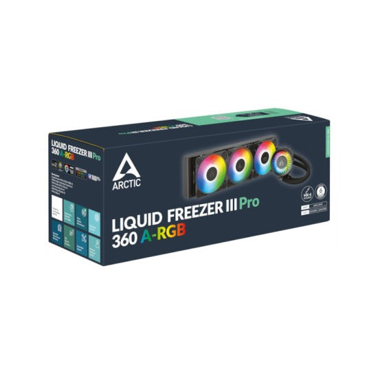 Arctic Liquid Freezer III Pro 360 A-RGB Liquid CPU Cooler (Black)