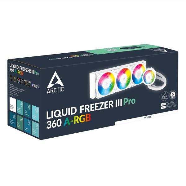 Arctic Liquid Freezer III Pro 360 A-RGB Liquid CPU Cooler (White)
