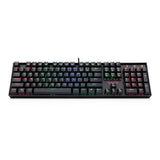 Mitra K551 - 104 Wired Mechanical Keyboard Rgb Black (Blue Switch)