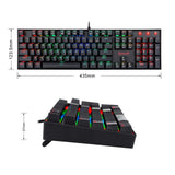 Mitra K551 - 104 Wired Mechanical Keyboard Rgb Black (Blue Switch)