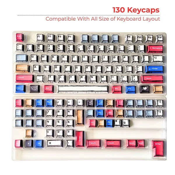 Comic Sublimation Keycaps 130 Qty | Compatible With All Kind of Keyboard | Comic keycaps (CK)