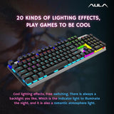 AULA F2066-II USB Full Size Wired Mechanical Gaming Keyboard