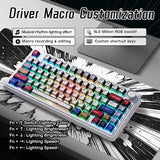 AULA F75 75% Wireless Trio Mode Mechanical Gaming Keyboard With Knob | Comic Keycap, Reaper Switch (F75CKR)
