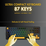 AULA F87 Wireless Tri Mode (2.4GHz/Type-C/BT) RGB Mechanical Gaming Keyboard