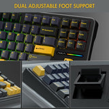 AULA F87 Wireless Tri Mode (2.4GHz/Type-C/BT) RGB Mechanical Gaming Keyboard