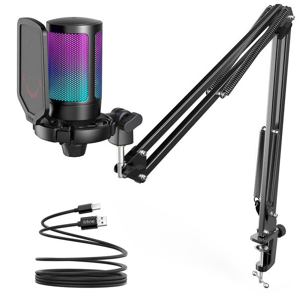 FIFINE Ampligame A6t - Gaming Usb Microphone Kit