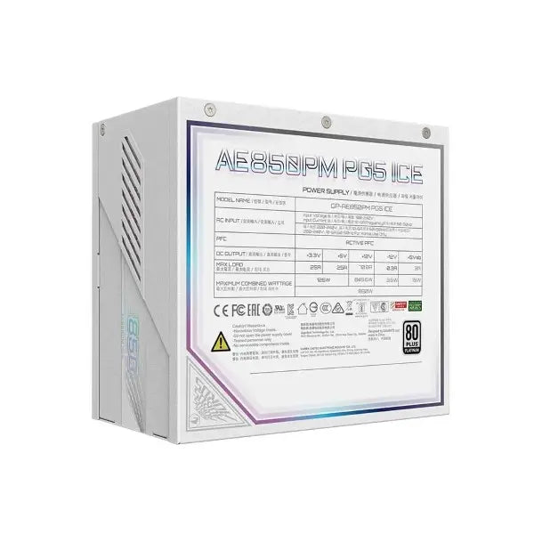 Gigabyte AORUS ELITE P850W ICE 80+ Platinum Modular PCIe 5.0