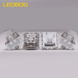 AULA LEOBOG Graywood Switch V3 – Ultra-Smooth, Silent, Pre-Lubed, Hot-Swappable, Ideal for Custom Keyboards – 100pcs (GrWS100)