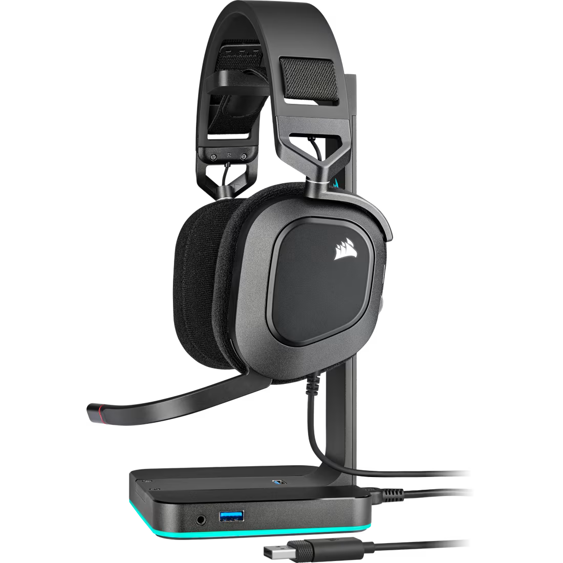 Corsair HS80 RGB USB Wired Gaming Headset Black
