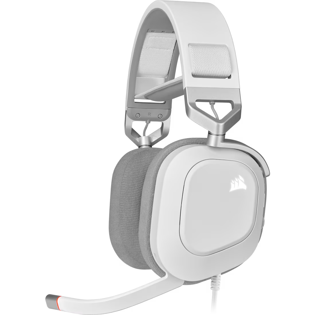 Corsair HS80 RGB USB Wired Gaming Headset White
