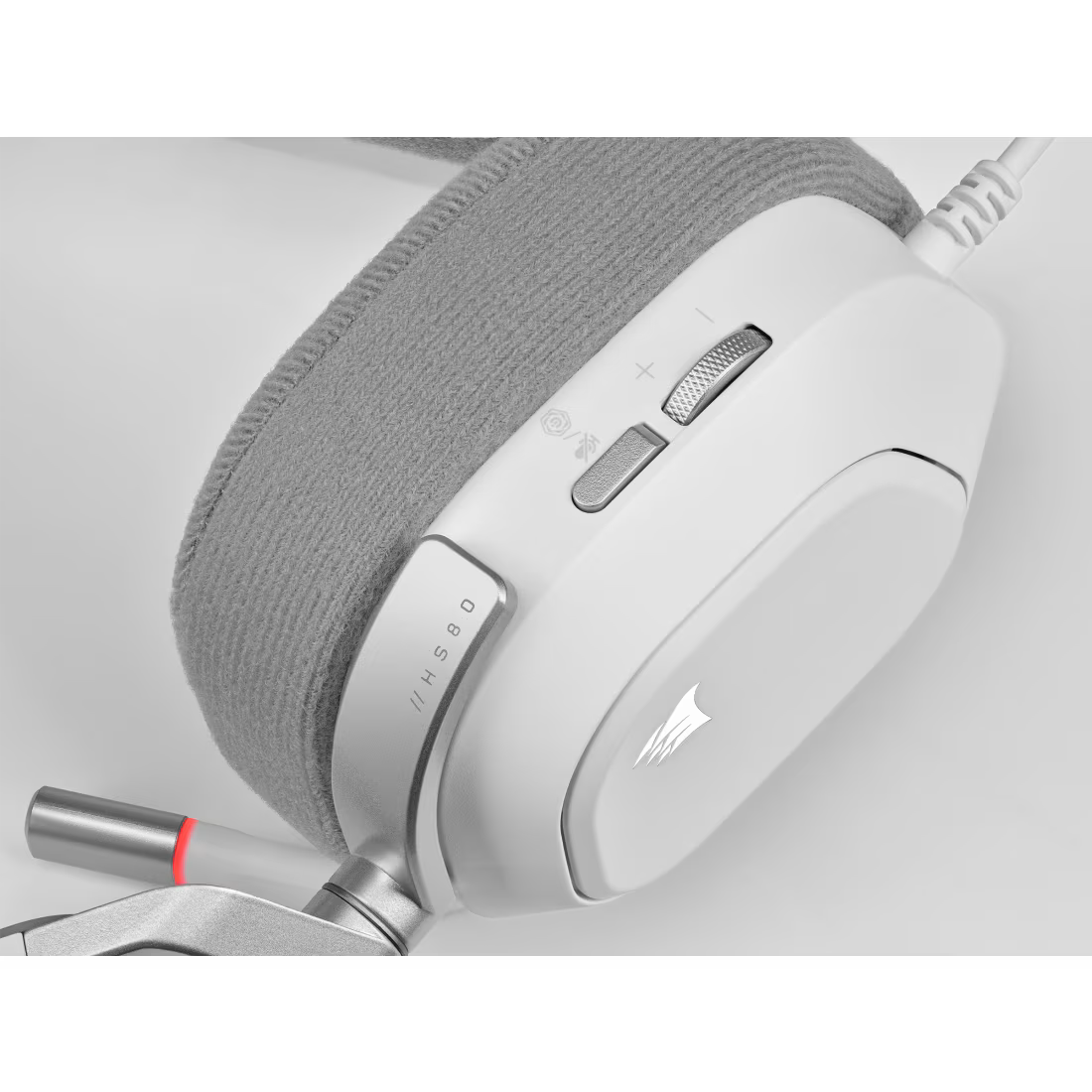 Corsair HS80 RGB USB Wired Gaming Headset White