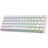 Draconic Pro K530 Pro - 60% Bluetooth+2.4Ghz+wired Mechanical Keyboard White (Red Switch)