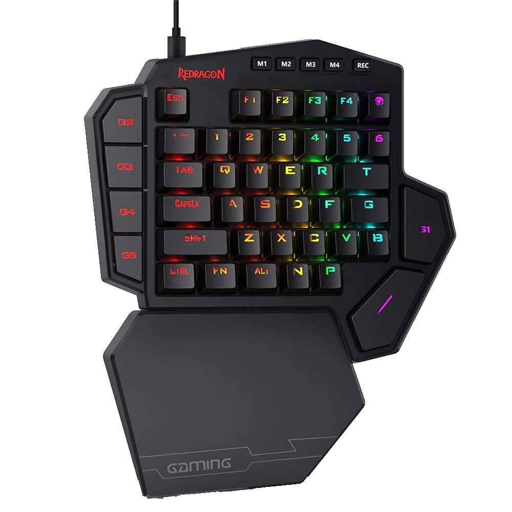 Diti K585 - One Handed Wired RGB Mechanical Keyboard (Blue Switch)