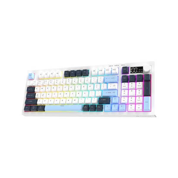Karnage Visage RGB Backlit Wireless Gaming Keyboard (White)
