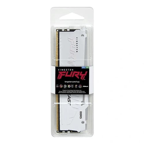Kingston Fury Beast RGB 16GB 6000MHz CL36 DDR5 RAM - (WHITE)