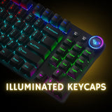 AULA M75 Tri-Mode (2.4G/Bluetooth/Wired) TKL Mechanical Gaming Keyboard With Knob