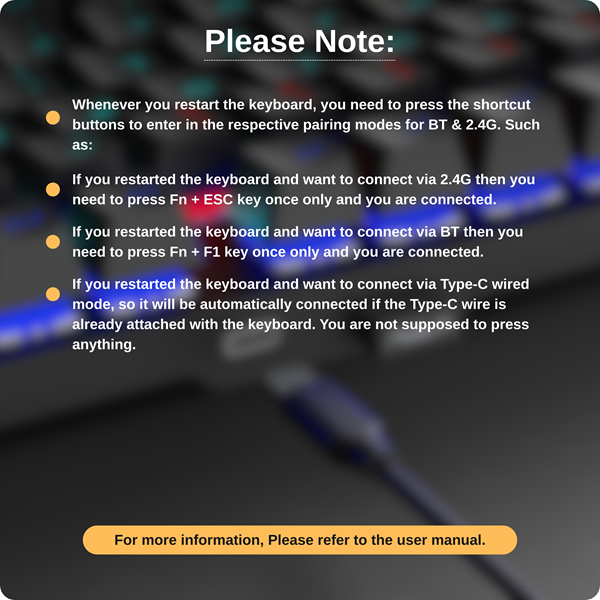 AULA M75 Tri-Mode (2.4G/Bluetooth/Wired) TKL Mechanical Gaming Keyboard With Knob