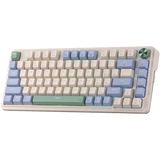 Redragon Ucal Pro K673 Pro - 65% Wired+2.4Ghz+Bluetooth Mechanical Keyboard Vintage Blue (Linear Red Switch)