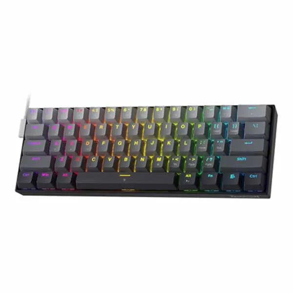 Redragon Fizz K617 60% Wired Mechanical Keyboard Mystic Grey (Magnetic Switch