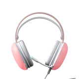 Aula S505 RGB Wired Gaming Headset With Adjustable Mic (Pink)