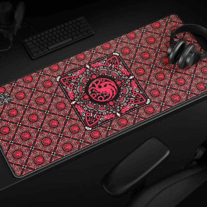CYBEART House Targaryen XXL Gaming Mousepad ( Red )