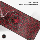 CYBEART House Targaryen XXL Gaming Mousepad ( Red )