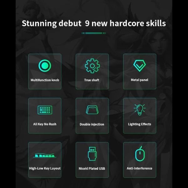 Aula F2028 Gaming Membrane Keyboard