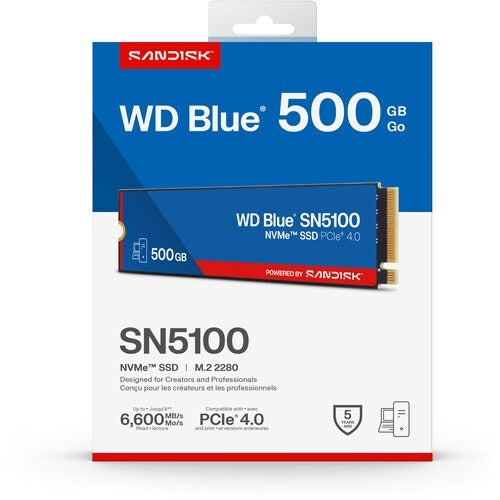 Western Digital WD Blue SN5100 500GB NVMe SSD