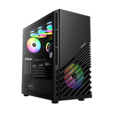 Gamdias Argus M4 ARGB (ATX) Mid Tower Cabinet (Black)