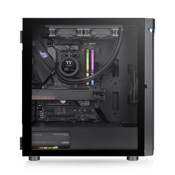 Thermaltake H590 TG ARGB (E-ATX) Mid Tower Cabinet (Black)