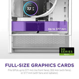 NZXT H3 Flow White M-ATX Mini Tower Case 2025 Edition