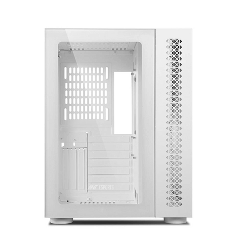 Ant Esports Crystal ARGB (E-ATX) Mid Tower Cabinet (White)