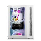 Ant Esports Crystal ARGB (E-ATX) Mid Tower Cabinet (White)