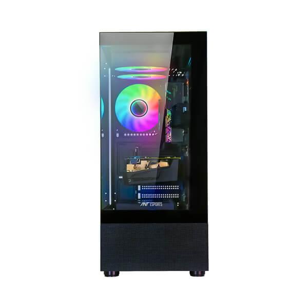 Ant Esports Crystal X2 ARGB (ATX) Mid Tower Cabinet (Black