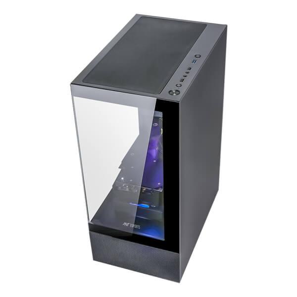 Ant Esports Crystal X2 ARGB (ATX) Mid Tower Cabinet (Black