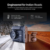 Qubo Smart Dashcam Pro 2.7K & Rear Cam