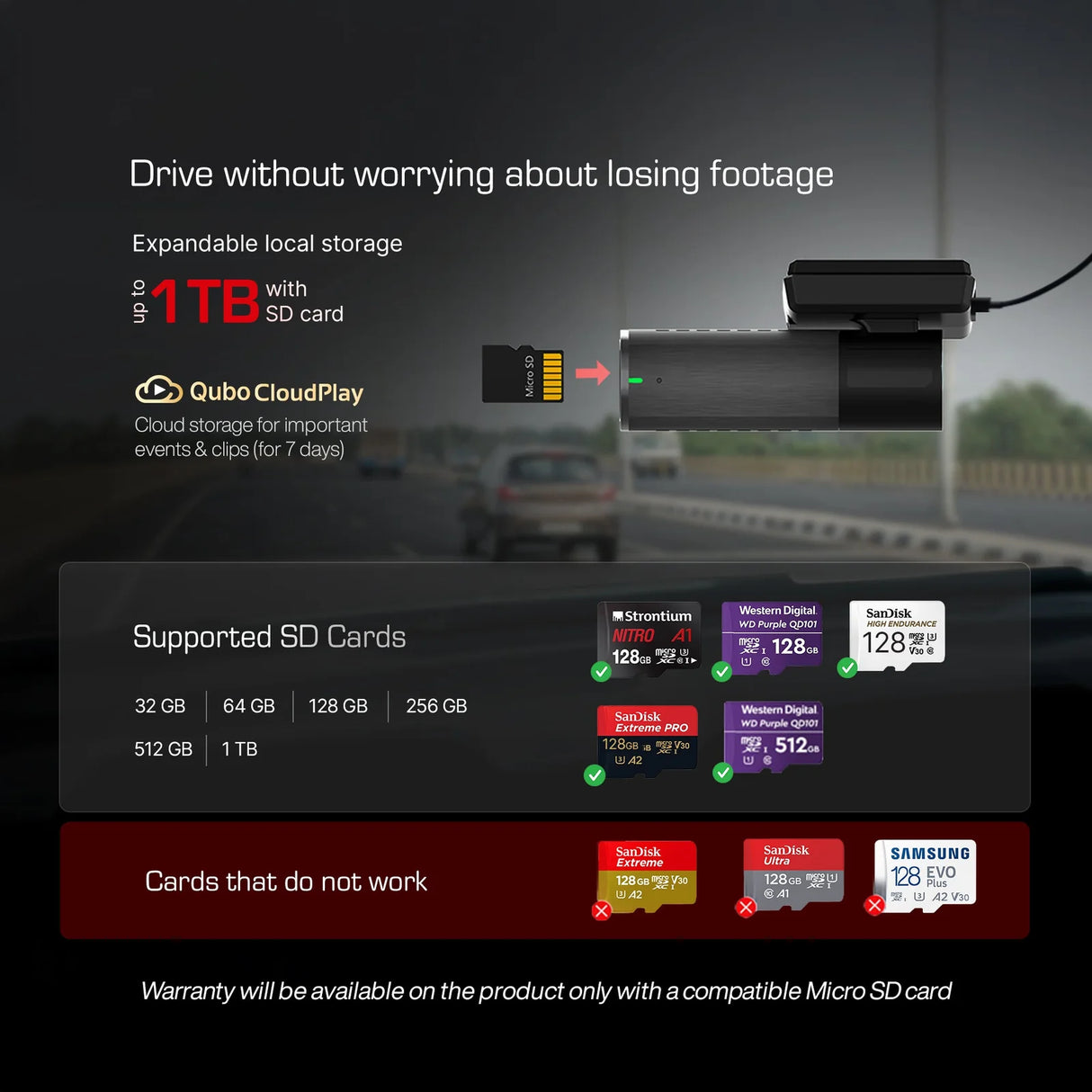 Qubo Dashcam 4G Live