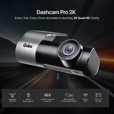 Qubo Dashcam Car Pro 2K