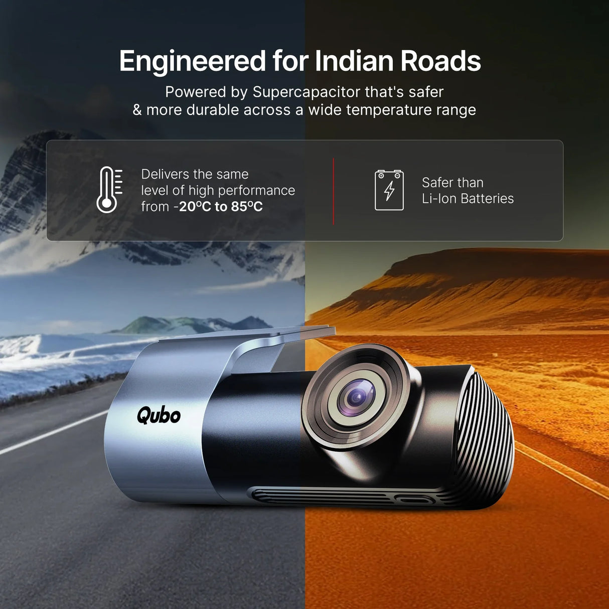 Qubo Dashcam Car Pro 2K