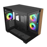 Cooler Master Elite 481 Wood ARGB M-ATX Mini Tower Case
