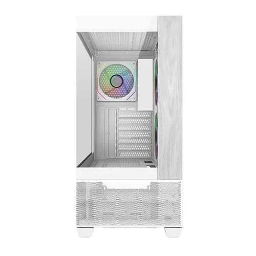 Cooler Master Elite 690 Wood White ARGB ATX Mid Tower Case