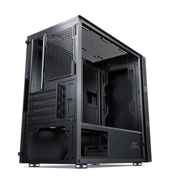 Ant Esports Elite 1000 TG (M-ATX) Mini Tower Cabinet (Black)