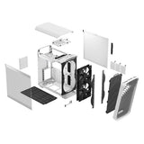 Fractal Design Torrent Compact TG Clear Tint (E-ATX) Mid Tower Cabinet (White)