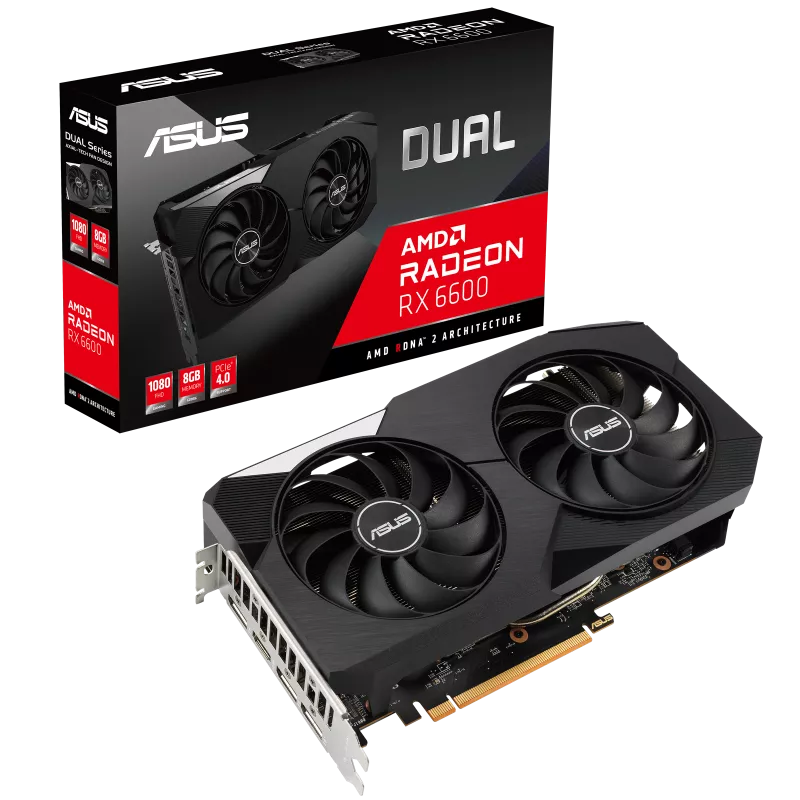 ASUS Dual Radeon™ RX 6600 8G