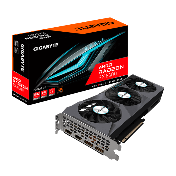 Gigabyte RX 6600 Eagle 8GB Gaming Graphics Card